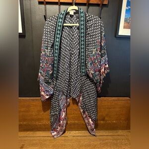 Flying Tomato Black Jacket with Teal Details